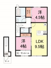 ロサージュⅤの間取り画像