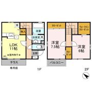 リュミエール Bの間取り画像