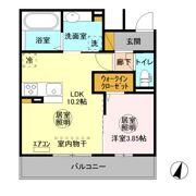 パストラルコート Dの間取り画像