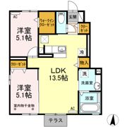 セレーノ Bの間取り画像