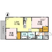 fika蓮宮の間取り画像