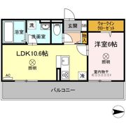 クレールD棟の間取り画像