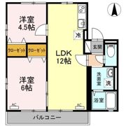 ガーデン江西通り Ⅰの間取り画像