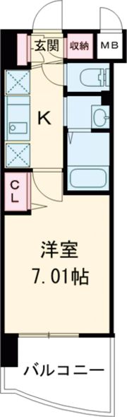 Luxe姫路の間取り画像