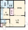 リバーサイドサトウの間取り画像
