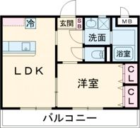 Azure Sky（アジュール スカイ）の間取り画像