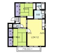 コーポnewナガタの間取り画像