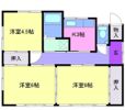 岩沼市二木一丁目佐藤様貸家東棟の間取り画像