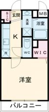 メゾンモンマルトル江場の間取り画像