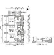 東雲キャナルコートCODAN14号棟の間取り画像