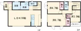 シャノワールの間取り画像