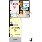 フィオーレ北子安の間取り画像