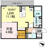 D-room内山Ⅱの間取り画像