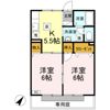 メゾンソレイユの間取り画像