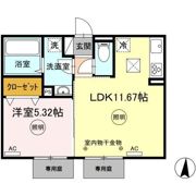 D-roomシャンヴルの間取り画像