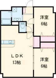 エスポワール有福の間取り画像