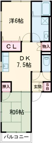 ハイツ・グローブの間取り画像