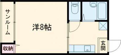 コーポ石井の間取り画像