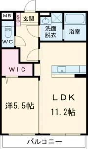 はなみずきⅢ番館の間取り画像