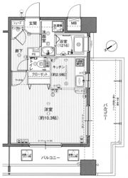 ジェイシティミライエ大手町の間取り画像
