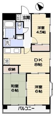 ロイヤルサンシティの間取り画像