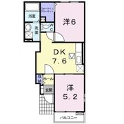 シルキーエトアールCの間取り画像