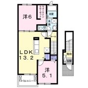 フィオーレ悠の間取り画像