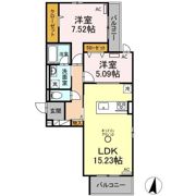 Grazio A棟の間取り画像