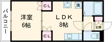 Prendre武蔵ケ丘 Ⅱの間取り画像