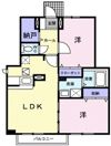 プレジオス Aの間取り画像