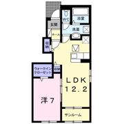 アベニール ジャルダンの間取り画像