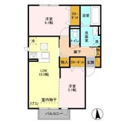 ゼピュロス学園の森 Sの間取り画像