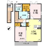 KIRALA Aの間取り画像