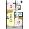 アモーレ岩倉の間取り画像