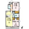 アリエス Bの間取り画像