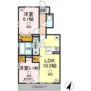 アリエス Bの間取り画像