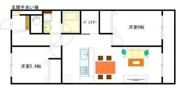 ALIVE牛田の間取り画像