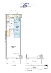 プラウドフラット品川大井町の間取り画像