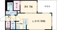 CASA VICOLO千歳(カーサヴィコロ千歳)の間取り画像