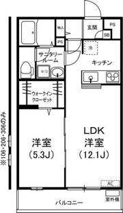 リブリ・アークⅡの間取り画像