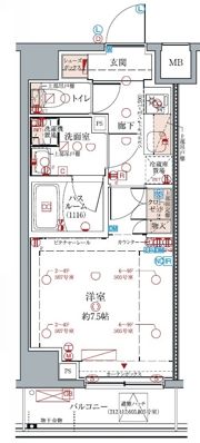 クレヴィスタ浮間舟渡の間取り画像