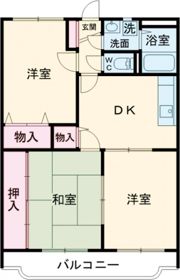 エスポワールKの間取り画像
