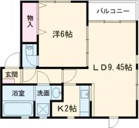クラージュ天神Ⅱの間取り画像