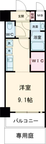 ファーストフィオーレ神戸元町ディモーラの間取り画像