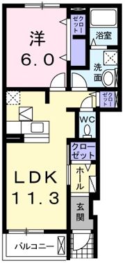 ノース プリムラの間取り画像