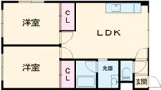 コーポなかのの間取り画像