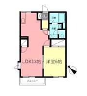 ロワール上河内Ⅱの間取り画像