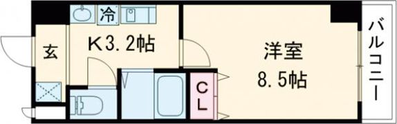 クレアトゥール21の間取り画像