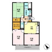 ハイローズ船橋 壱弐番館の間取り画像