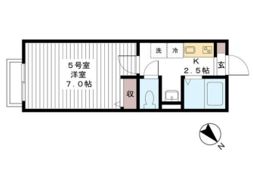 セレーナ佐倉の間取り画像